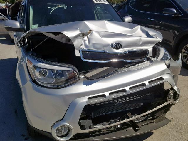 KNDJX3A53F7759382 - 2015 KIA SOUL ! SILVER photo 9