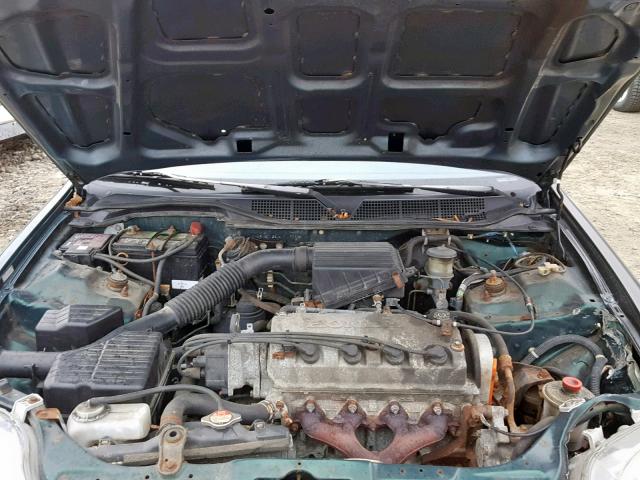 1HGEJ6225XL011106 - 1999 HONDA CIVIC DX GREEN photo 7