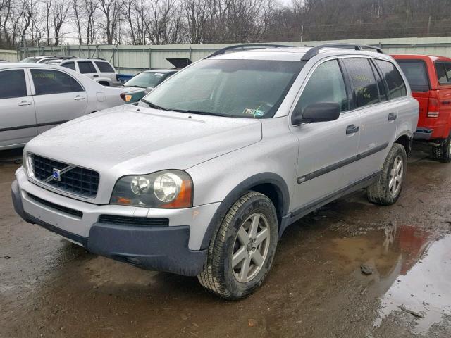 YV1CZ592751183297 - 2005 VOLVO XC90 SILVER photo 2