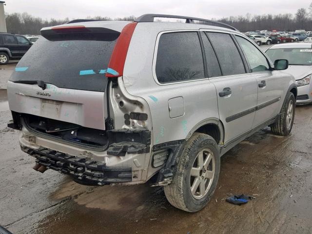 YV1CZ592751183297 - 2005 VOLVO XC90 SILVER photo 4