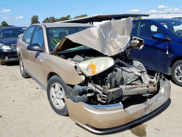 1G1ZT52805F244467 - 2005 CHEVROLET MALIBU LS BEIGE photo 1