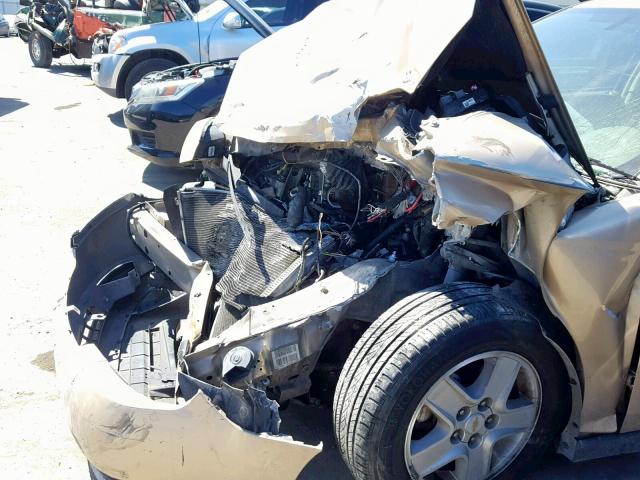 1G1ZT52805F244467 - 2005 CHEVROLET MALIBU LS BEIGE photo 9