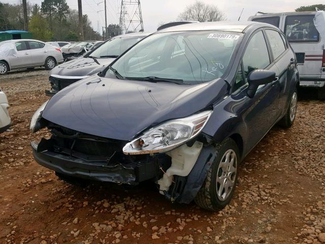 3FADP4EJ7CM171423 - 2012 FORD FIESTA SE BLUE photo 2