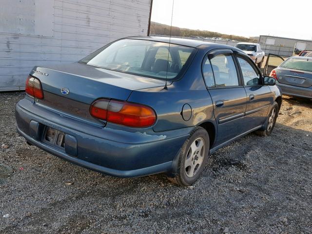 1G1NE52J12M620130 - 2002 CHEVROLET MALIBU LS GREEN photo 4