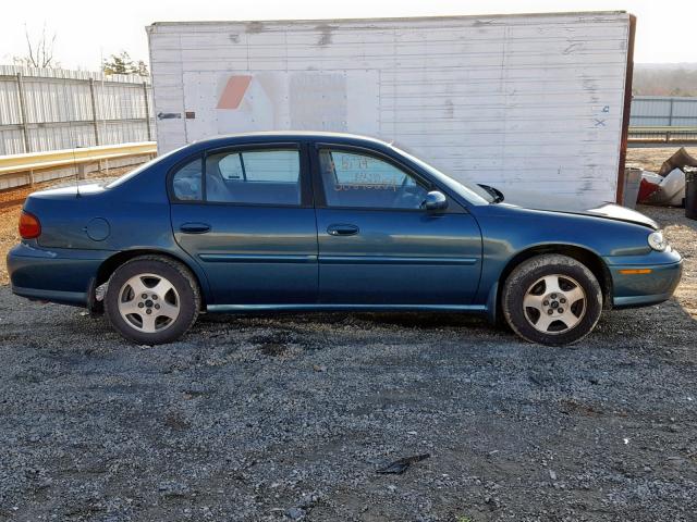1G1NE52J12M620130 - 2002 CHEVROLET MALIBU LS GREEN photo 9