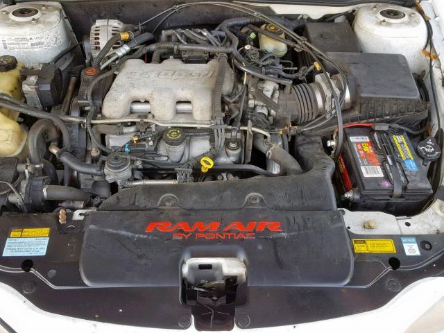 1G2NV12E2YM814679 - 2000 PONTIAC GRAND AM G WHITE photo 7