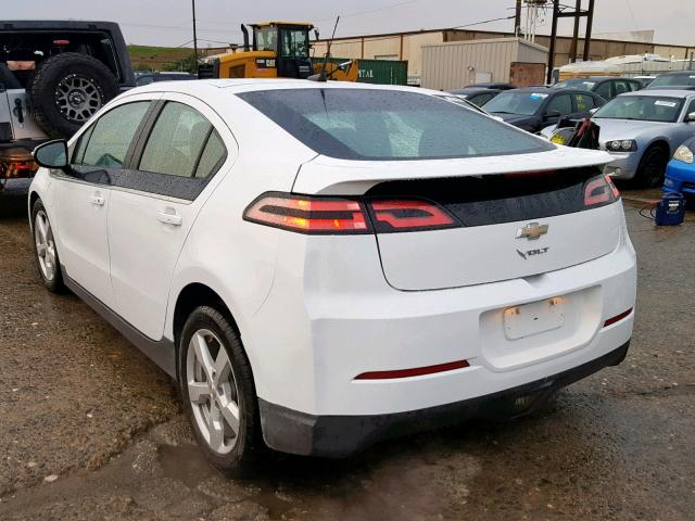 1G1RE6E41EU165894 - 2014 CHEVROLET VOLT WHITE photo 3