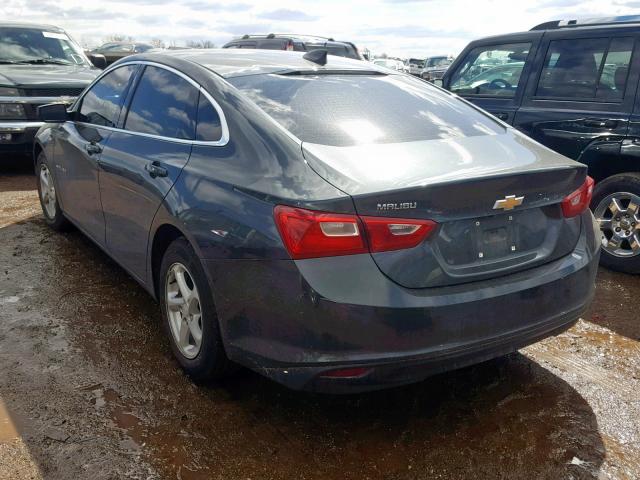 1G1ZB5ST0JF168363 - 2018 CHEVROLET MALIBU LS GRAY photo 3