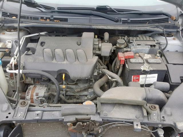 3N1AB6AP5CL704962 - 2012 NISSAN SENTRA 2.0 GRAY photo 7