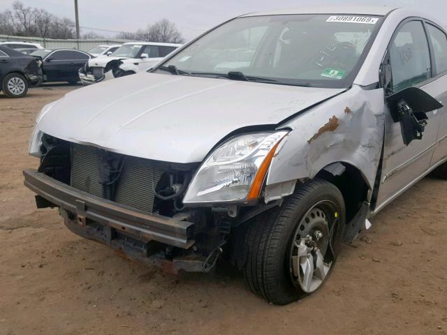 3N1AB6AP5CL704962 - 2012 NISSAN SENTRA 2.0 GRAY photo 9