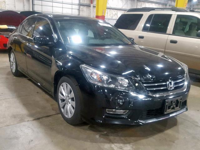 1HGCR3F8XDA025376 - 2013 HONDA ACCORD EXL BLACK photo 1