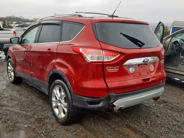 1FMCU9J91EUA49917 - 2014 FORD ESCAPE TIT RED photo 3