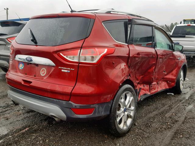 1FMCU9J91EUA49917 - 2014 FORD ESCAPE TIT RED photo 4