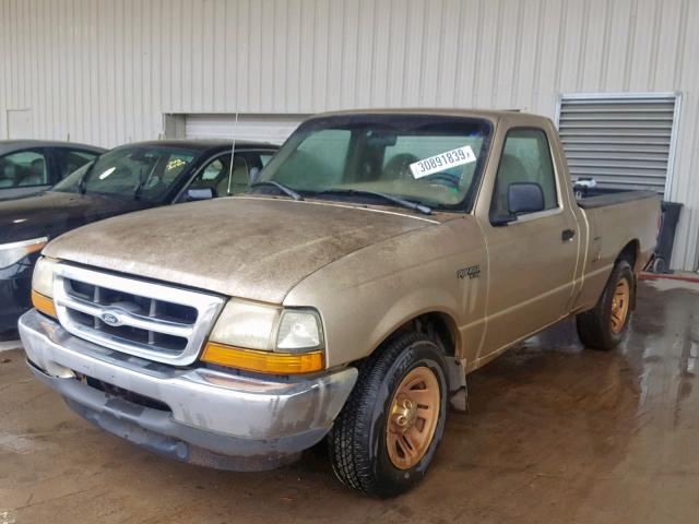 1FTYR10V6XPB82914 - 1999 FORD RANGER GOLD photo 2