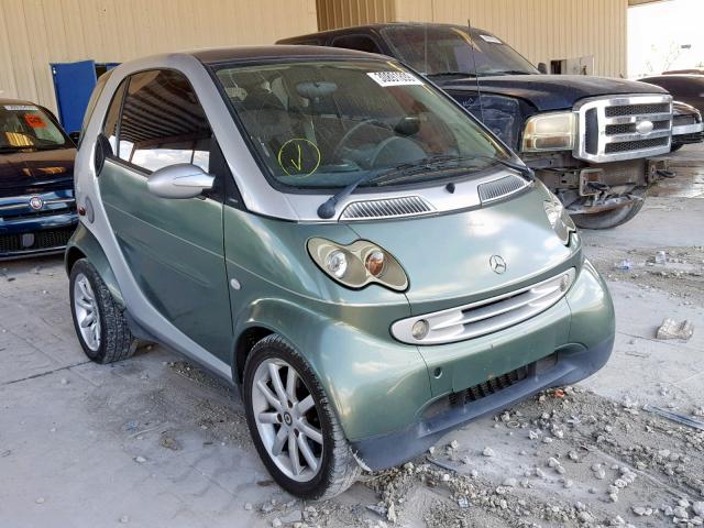 WME4503321J233424 - 2005 SMART FORTWO PAS GREEN photo 1