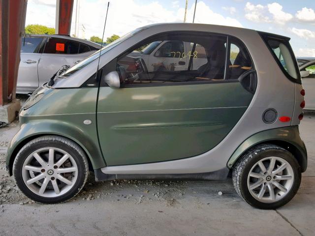 WME4503321J233424 - 2005 SMART FORTWO PAS 绿色 照片 10