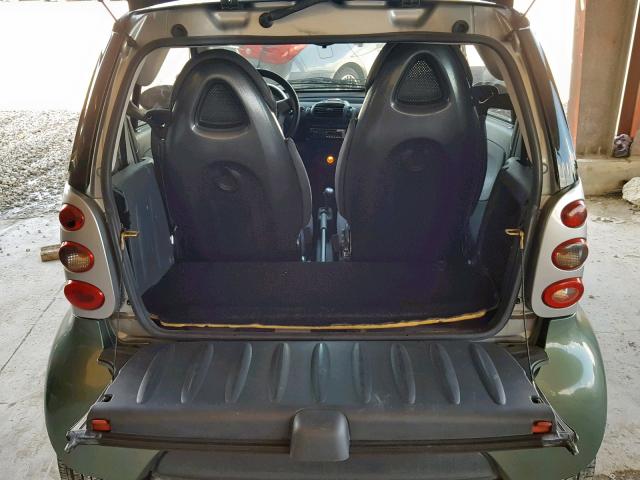 WME4503321J233424 - 2005 SMART FORTWO PAS 绿色 照片 6