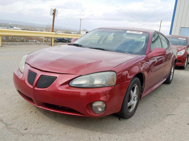 2G2WS542841352674 - 2004 PONTIAC GRAND PRIX MAROON photo 2