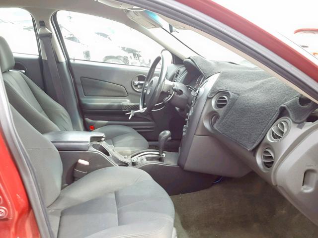 2G2WS542841352674 - 2004 PONTIAC GRAND PRIX MAROON photo 5
