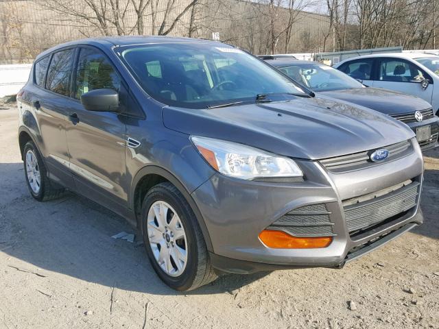 1FMCU0F76DUA37246 - 2013 FORD ESCAPE S GRAY photo 1