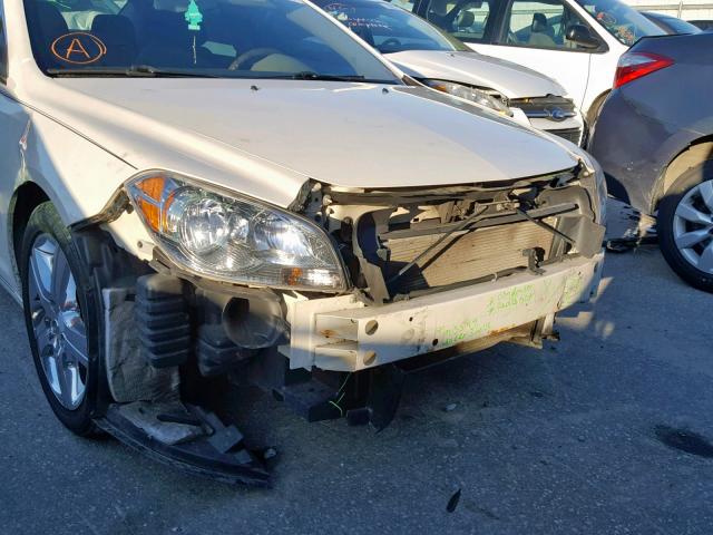 1G1ZC5E01CF239197 - 2012 CHEVROLET MALIBU 1LT 白色 照片 9