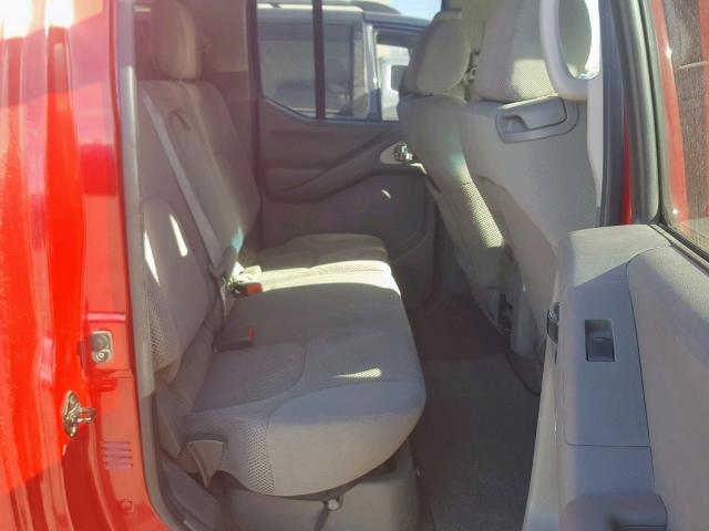 1N6AD09U07C406784 - 2007 NISSAN FRONTIER C RED photo 6