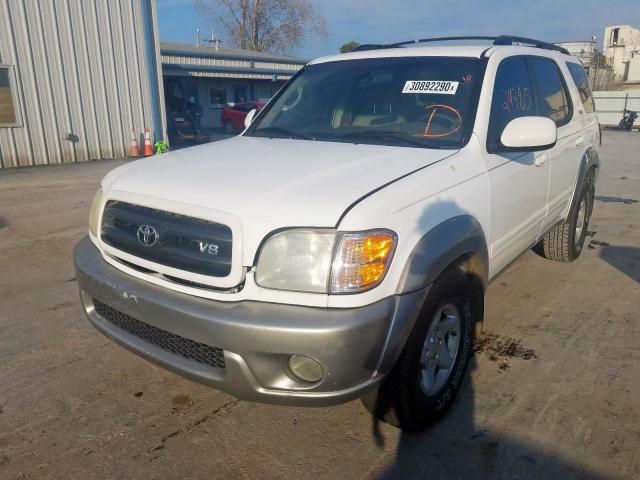 5TDZT34A42S117230 - 2002 TOYOTA SEQUOIA SR5  photo 2