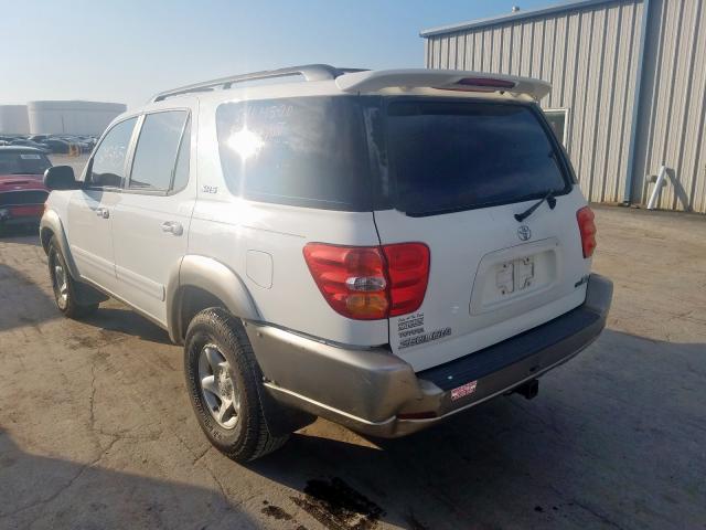 5TDZT34A42S117230 - 2002 TOYOTA SEQUOIA SR5  photo 3