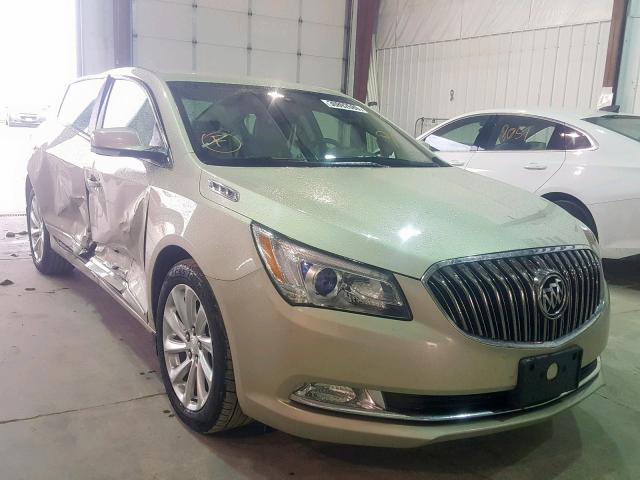 1G4GB5G34EF306124 - 2014 BUICK LACROSSE TAN photo 1