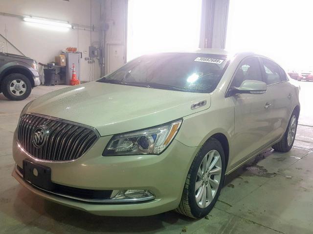 1G4GB5G34EF306124 - 2014 BUICK LACROSSE TAN photo 2