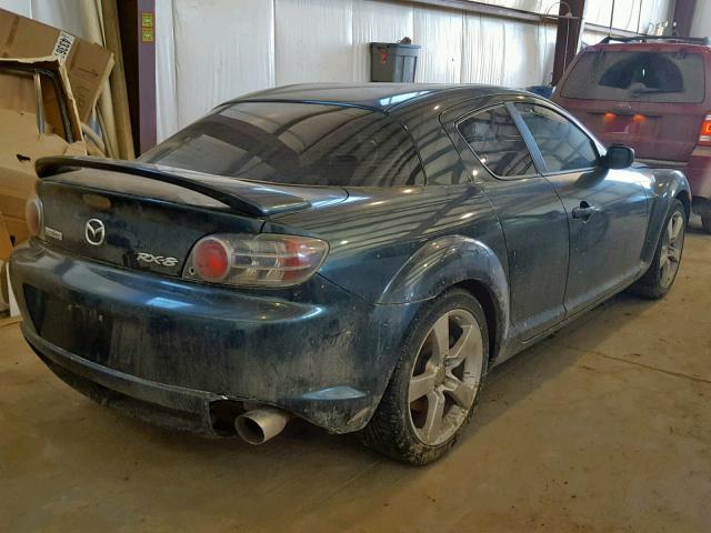 JM1FE173840123911 - 2004 MAZDA RX8 BLUE photo 4