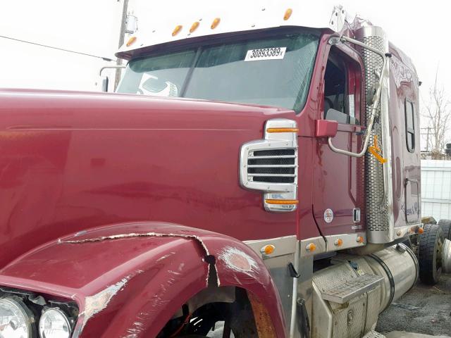 3AKJGMD1XGDHK7900 - 2016 FREIGHTLINER CONVENTION MAROON photo 9