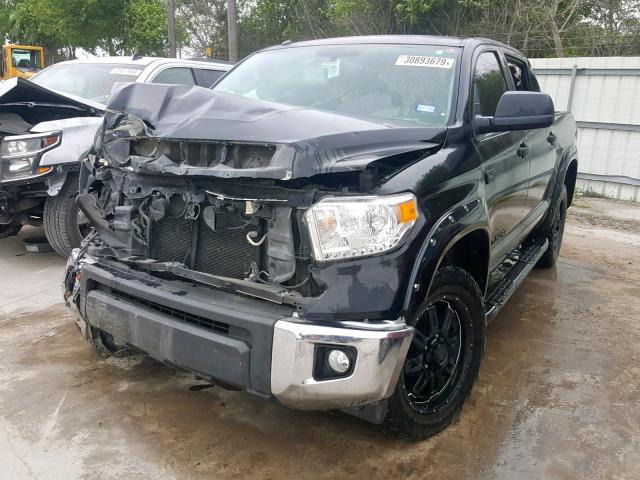 5TFDW5F16GX532268 - 2016 TOYOTA TUNDRA CRE BLACK photo 2