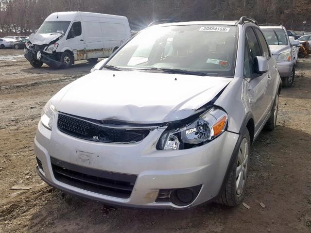 JS2YB5A37B6304970 - 2011 SUZUKI SX4 SILVER photo 2