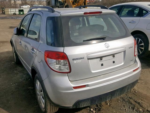 JS2YB5A37B6304970 - 2011 SUZUKI SX4 SILVER photo 3