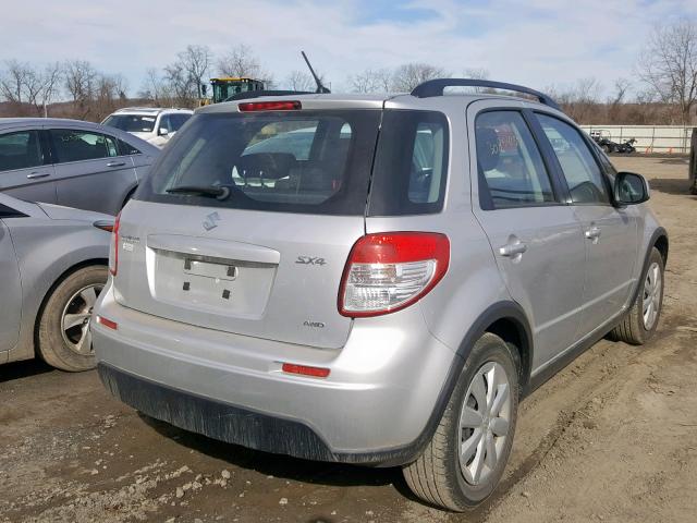 JS2YB5A37B6304970 - 2011 SUZUKI SX4 SILVER photo 4