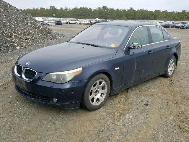 WBANA53534B172831 - 2004 BMW 525 I BLUE photo 2