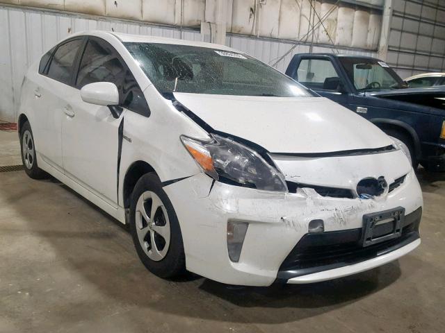 JTDKN3DU2C5424859 - 2012 TOYOTA PRIUS WHITE photo 1