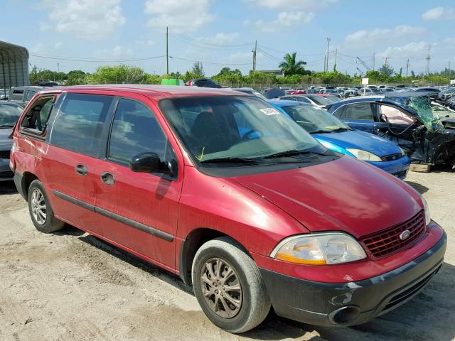 2FMZA5040YBB26563 - 2000 FORD WINDSTAR W RED photo 1