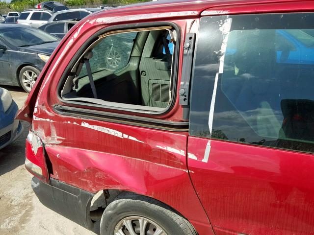 2FMZA5040YBB26563 - 2000 FORD WINDSTAR W RED photo 9