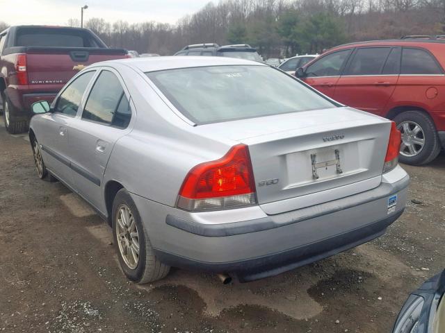 YV1RS64A242378414 - 2004 VOLVO S60 SILVER photo 3