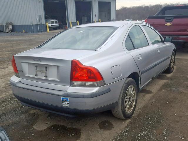 YV1RS64A242378414 - 2004 VOLVO S60 SILVER photo 4