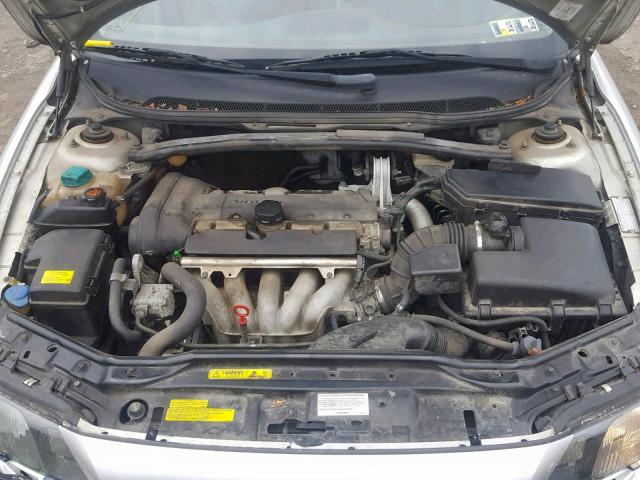 YV1RS64A242378414 - 2004 VOLVO S60 SILVER photo 7