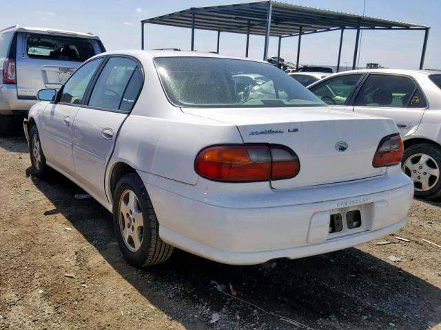 1G1NE52J43M654905 - 2003 CHEVROLET MALIBU LS WHITE photo 3