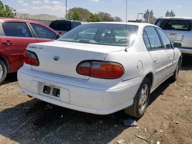 1G1NE52J43M654905 - 2003 CHEVROLET MALIBU LS WHITE photo 4