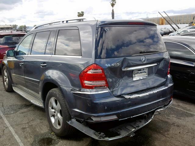 4JGBF7BE2AA583834 - 2010 MERCEDES-BENZ GL 450 4MA GRAY photo 3