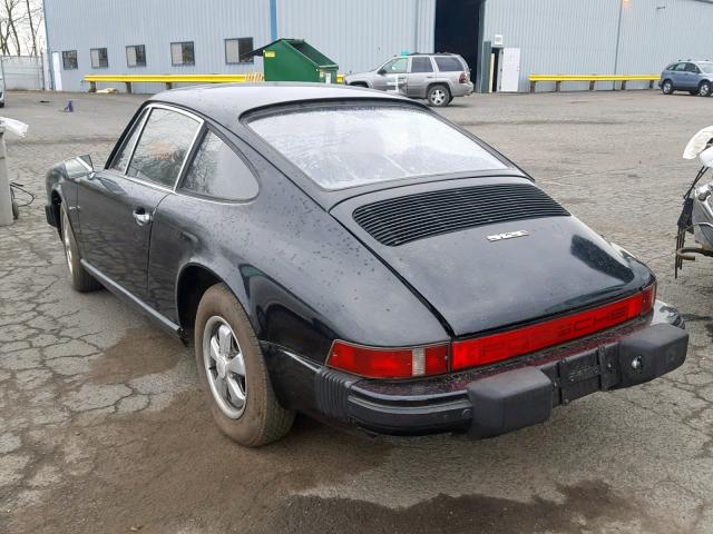 9126000918 - 1976 PORSCHE 912 BLACK photo 3