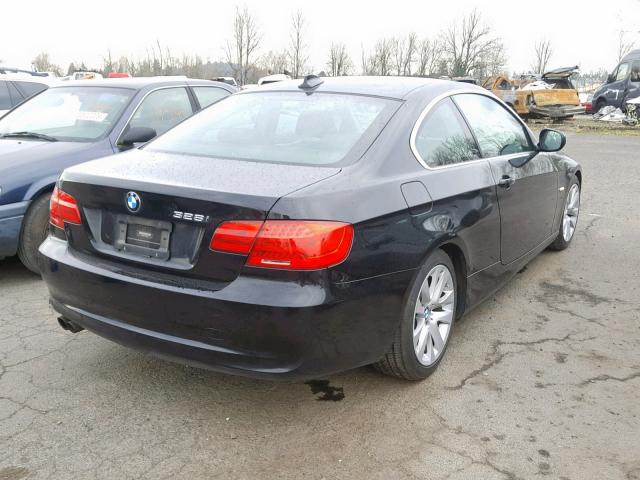 WBAKE5C57DJ107445 - 2013 BMW 328 I SULE BLACK photo 4