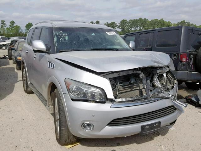 JN8AZ2NF2C9518859 - 2012 INFINITI QX56 SILVER photo 1