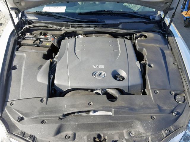 JTHBK262862009726 - 2006 LEXUS IS 250 SILVER photo 7